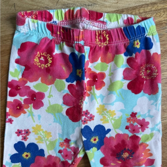 First Impressions Bright Floral & Striped Matching Set sz: 6-9 months - Picture 7 of 8